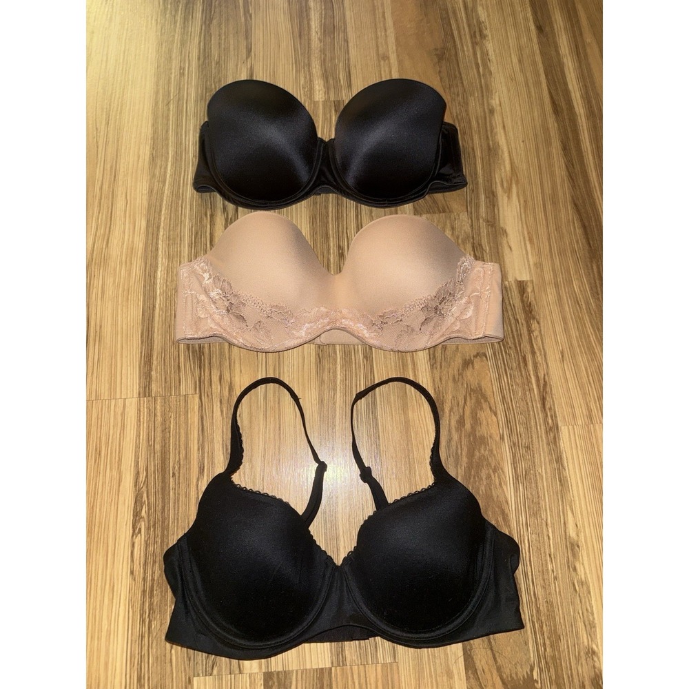 Victoria's Secret Bra Lot 36C  36 C Underwire Lined Strapless‎ EUC